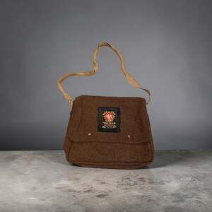 Tolosa Pure Laine Loden Wool Messenger Satchel Bag Robin Des Bois Sherwood Vinta